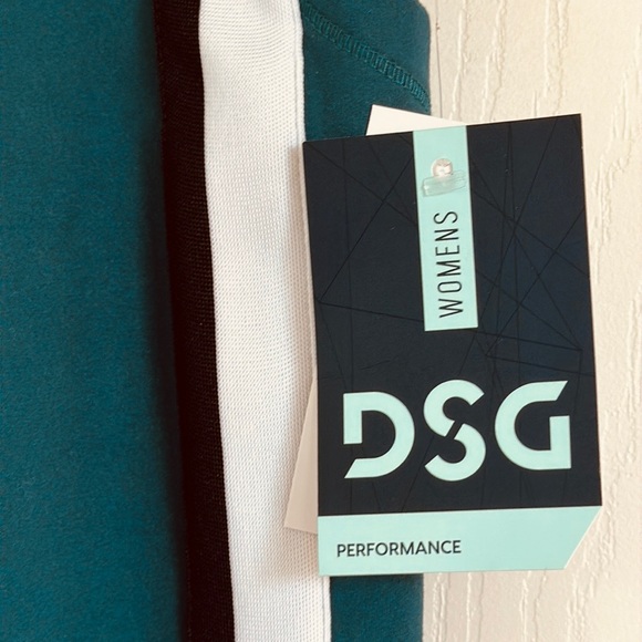 DSG (Dick’s Sporting Goods) Women’s Side Stripe 7/8 Tights in Deep Teal - Picture 4 of 6